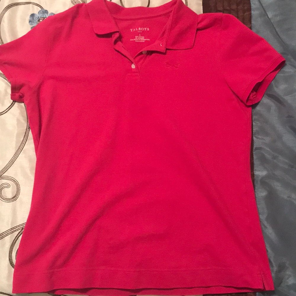 TALBOTS collar neck shirt